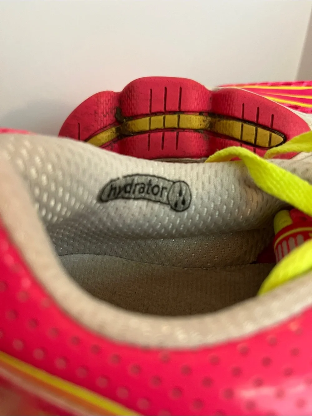 Saucony Hot Pink and Neon Yellow Women's Running Shoes